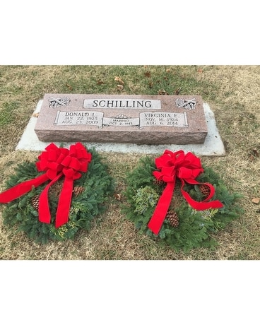 Christmas Grave Wreath Wreath