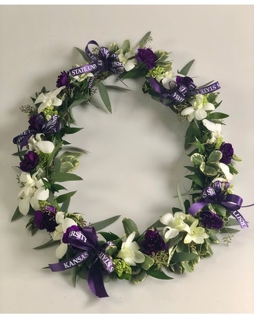 Kansas State Lei Flower Arrangement
