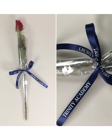 School Ribbon Flower Arrangement