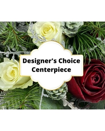 Designer Choice: Holiday Centerpiece Flower Arrangement