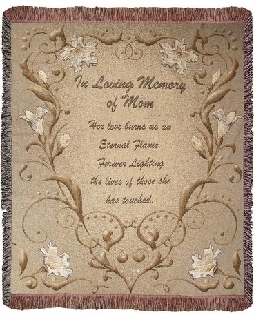 In Loving Memory of Mom Throw Gift Basket
