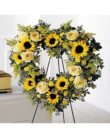 Heart of Kansas Spray Sympathy Arrangement
