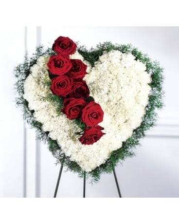 Bleeding Heart Spray Sympathy Arrangement