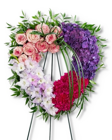 Patchwork Funeral Arrangement