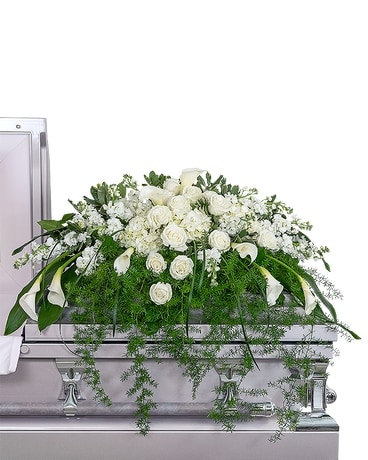 Eternal Peace Casket Spray Funeral Casket Spray Flowers