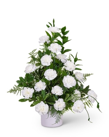 Divinity Urn Funeral Arrangement