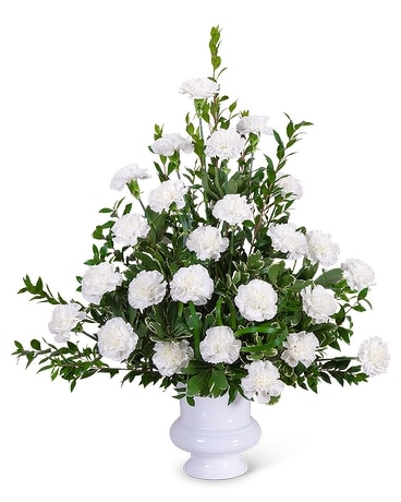 Divine Blessings Urn Funeral Arrangement