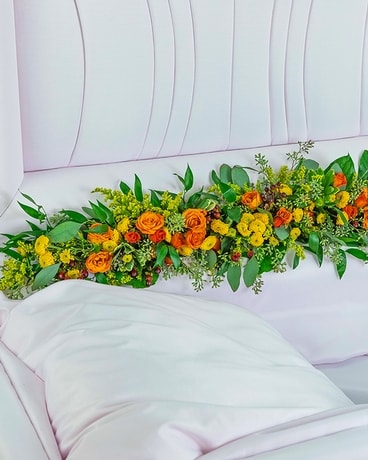 Sunset Garland Funeral Arrangement