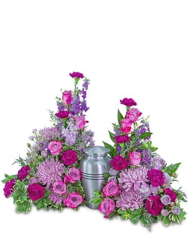 Gracefully Majestic Celebration of Life Surround Funeral Arrangement