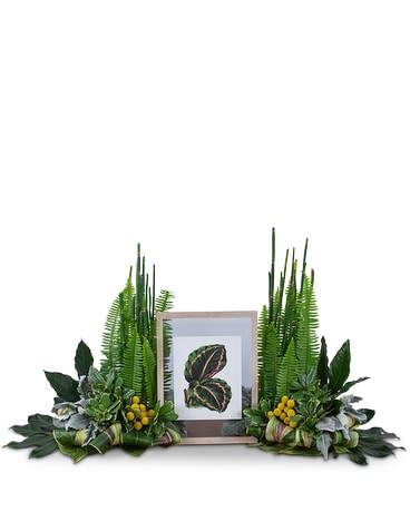 Surrounded in Nature Funeral Arrangement