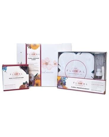 Floral Preservation Kit & Diffuser & Album Flower Arrangement
