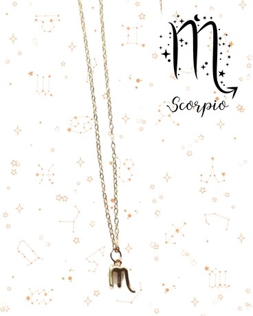 Scorpio Zodiac Necklace Gifts