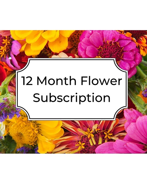 Monthly Colorful Seasonal Flowers Subscription