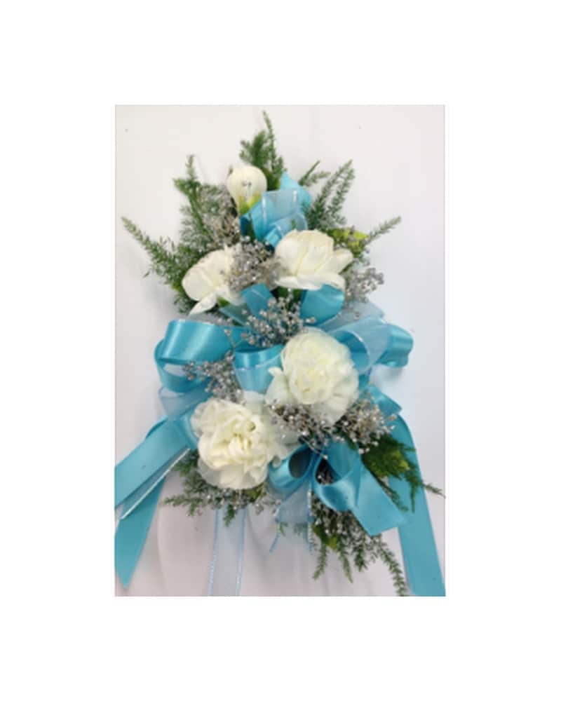 Mini Carnation Corsage in Wichita KS - Tillie's Flower Shop