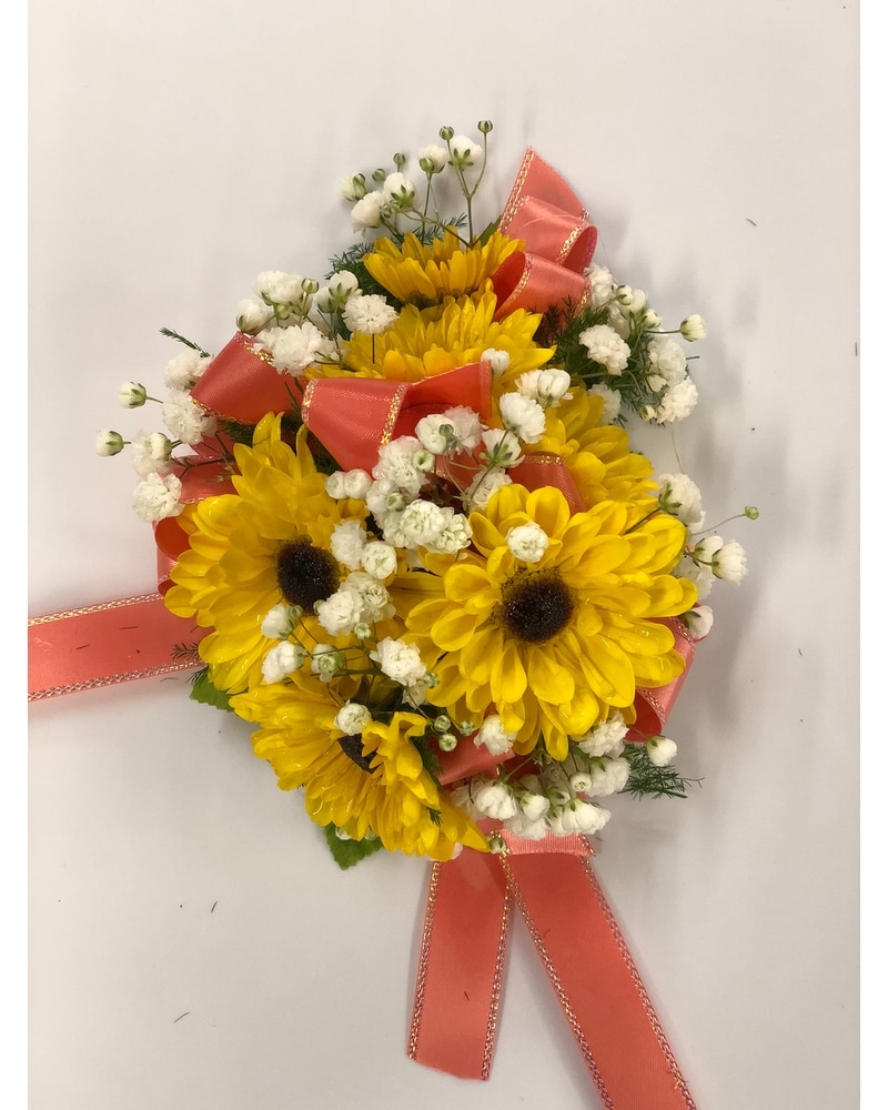 C-75 Viking Pom Corsage in Wichita KS - Tillie's Flower Shop