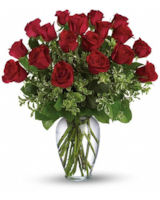 18 Red Roses size,  inches height and  inches wide.