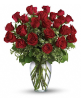 24 Red Roses size,  inches height and  inches wide.