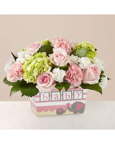 Darling Baby Girl Bouquet Flower Arrangement