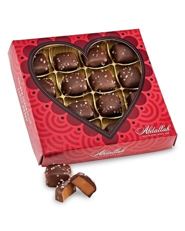 Locally Made Truffles with Heart Window