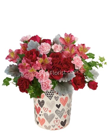 Hearts a Flutter Bouquet Flower Arrangement