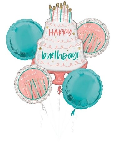 Birthday Cake Balloon Bouquet Balloon Bouquet