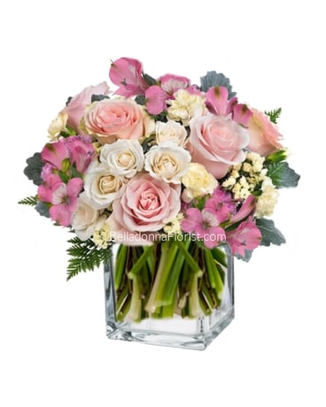 Rosy Quartz Bouquet Flower Arrangement