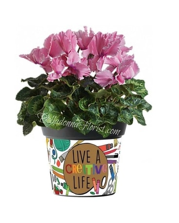 Live Creatively Art Pot