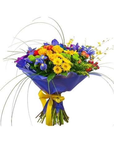 Exotic Garden Hand Tied Bouquet