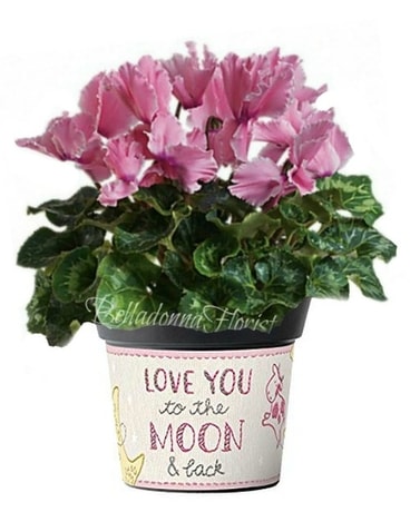 To The Moon & Back Baby Girl Art Pot Custom product