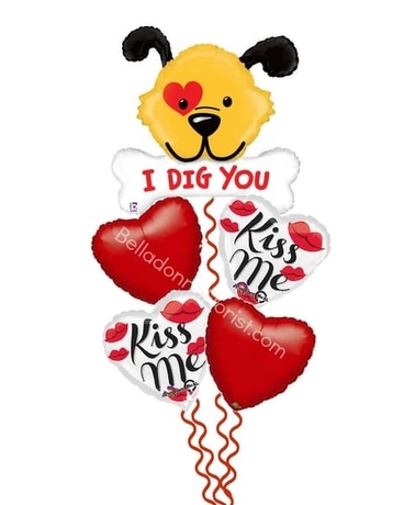 Dig You Puppy Balloon Bouquet Balloon Bouquet
