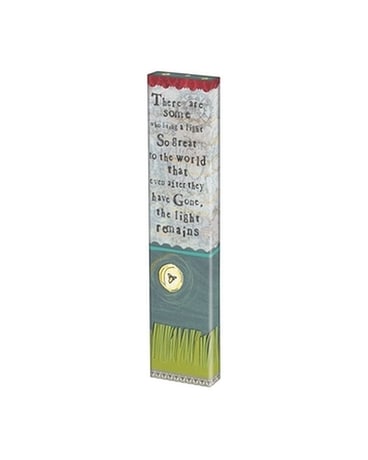 A Light Remains Art Pole by Studio M Gifts