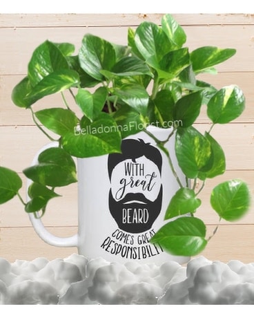 Great Beard Guy Mug Plant