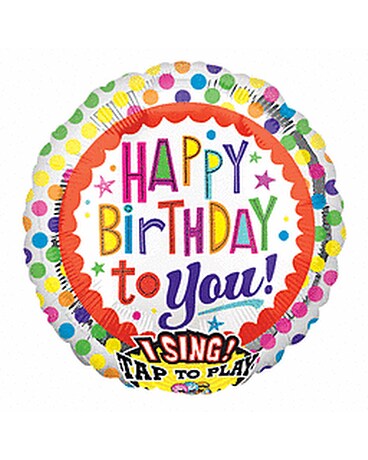 Singing Birthday Balloon Gifts
