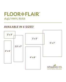 Floor Flair Vinyl Rugs by Studio M Custom product