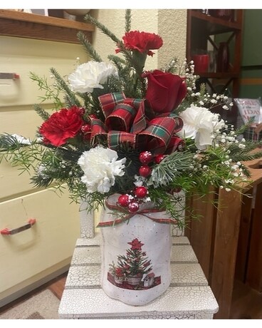Christmas at Home Flower Arrangement