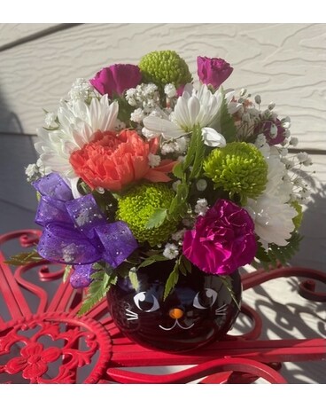 Spooky Halloween Flower Arrangement