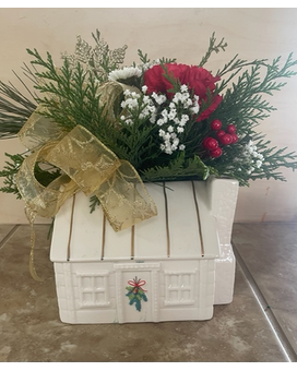 Visiting Home Christmas Flower Arrangement