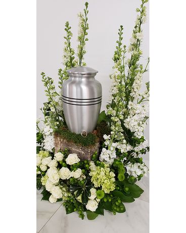 Custom Eternal Peace Surround Flower Arrangement