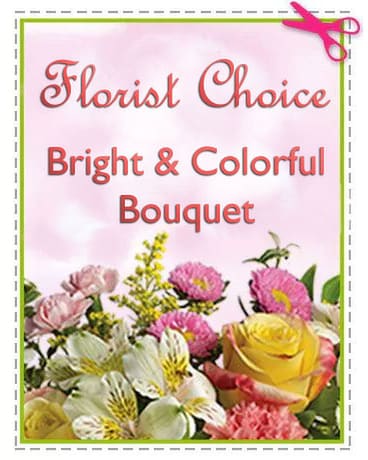Florist Choice Bright & Colorful Flower Arrangement