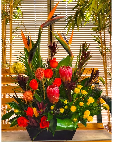 Tropical Forest Flower Arrangement