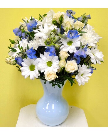Welcome Baby Boy! Flower Arrangement