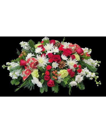 Christmas Centerpiece Flower Arrangement