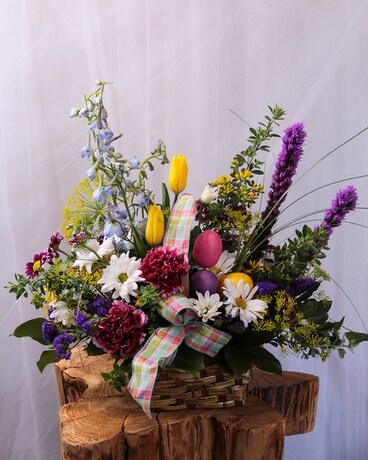 Hop Into Spring Flower Arrangement