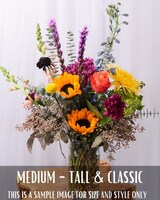 Medium Tall & Classic size,  inches height and  inches wide.