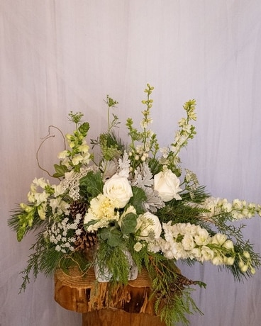 Winter's Meander Flower Arrangement