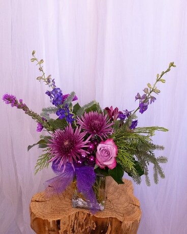 Merry Magenta Flower Arrangement