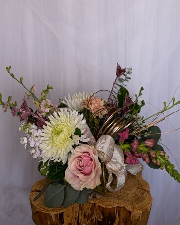 Snow Bunny Flower Arrangement