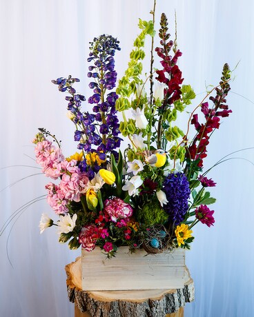 Fly Into Spring Flower Arrangement