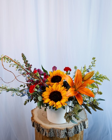 Rocky Mountain Sunset Flower Arrangement