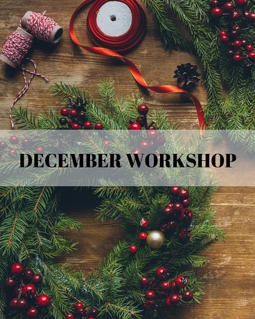 December Workshop in Ft. Collins CO, Palmer Flowers